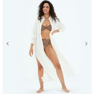 NWT Summersalt Effortless Shirtdress, White, 2X